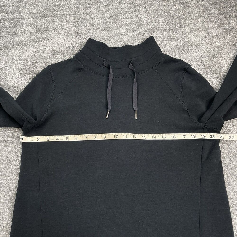 Spanx Air Essentials Got Ya Covered Pullover Sweatshirt Womens Size Small Black - Picture 7 of 9